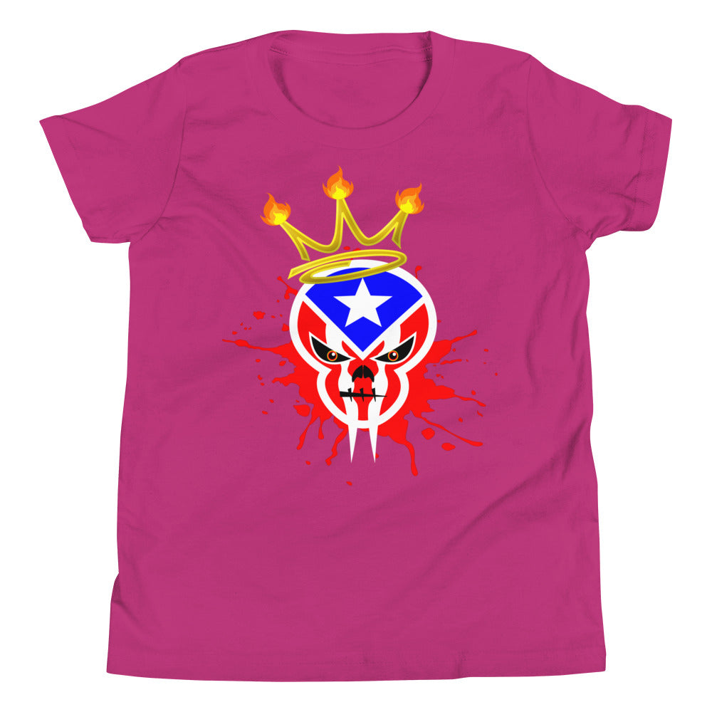 GRAFFITI REBEL SKULL (YOUTH PREMIUM TEE)