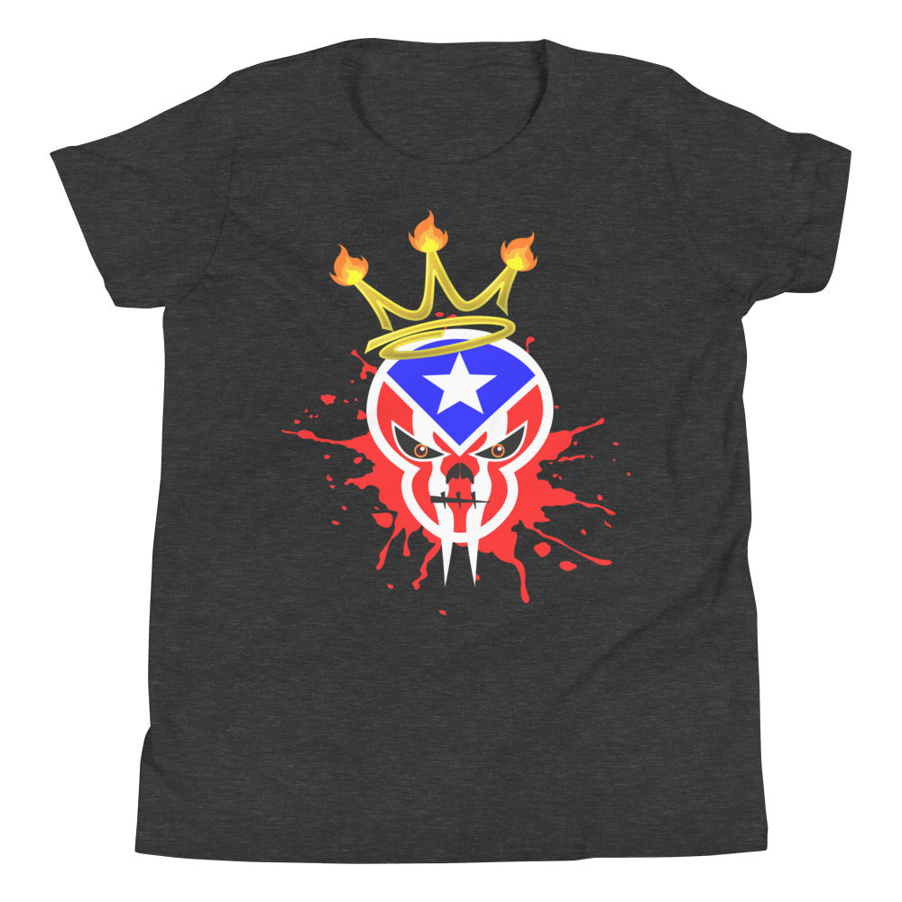 GRAFFITI REBEL SKULL (YOUTH PREMIUM TEE)