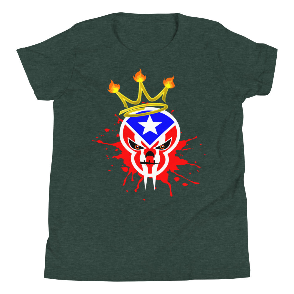 GRAFFITI REBEL SKULL (YOUTH PREMIUM TEE)