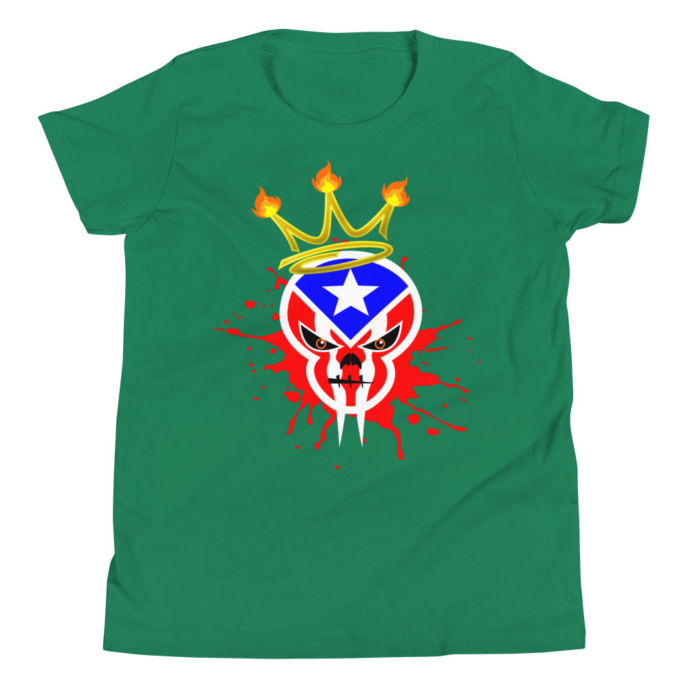 GRAFFITI REBEL SKULL (YOUTH PREMIUM TEE)