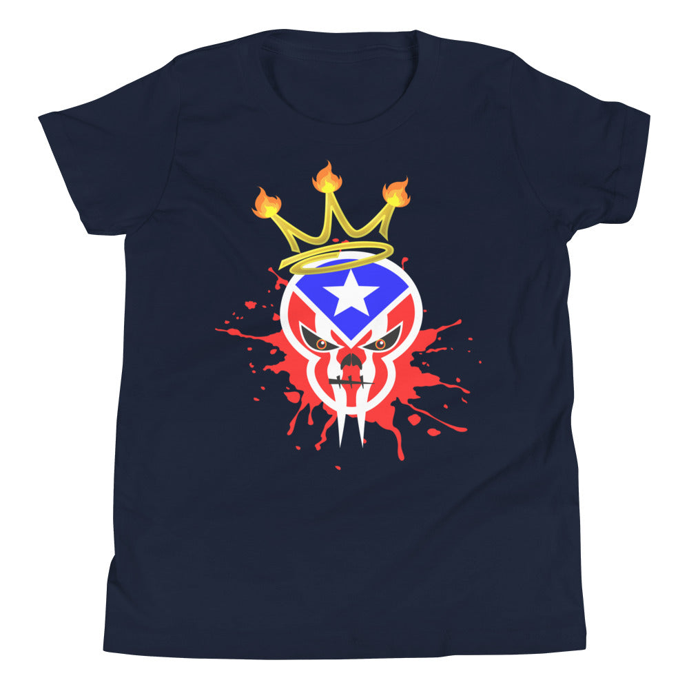 GRAFFITI REBEL SKULL (YOUTH PREMIUM TEE)