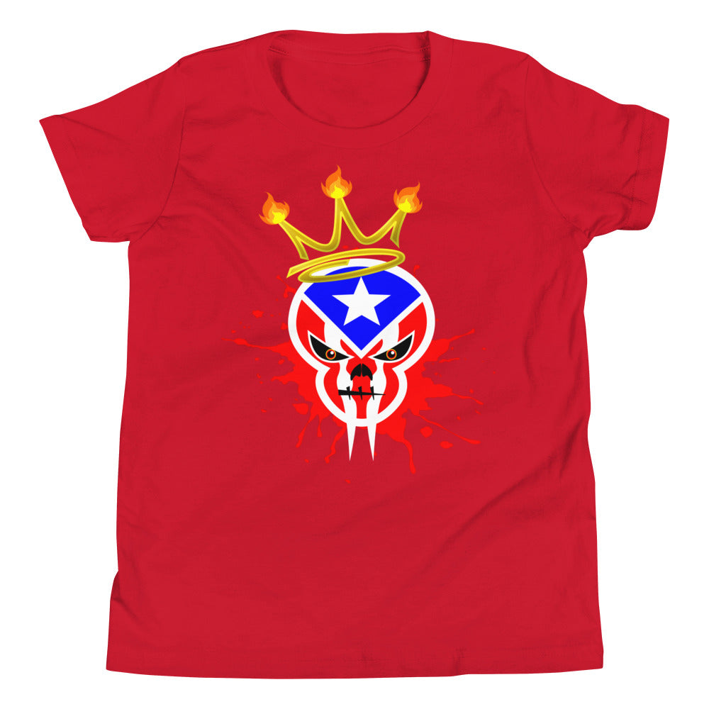 GRAFFITI REBEL SKULL (YOUTH PREMIUM TEE)