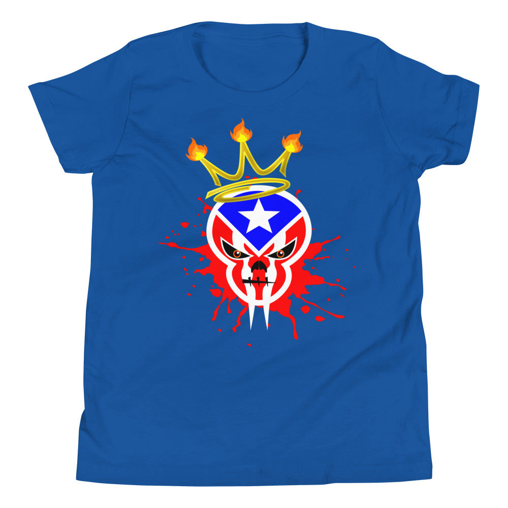GRAFFITI REBEL SKULL (YOUTH PREMIUM TEE)
