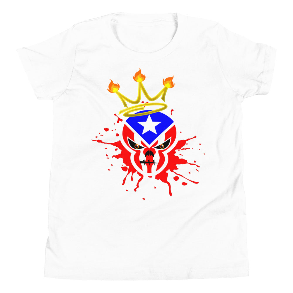 GRAFFITI REBEL SKULL (YOUTH PREMIUM TEE)