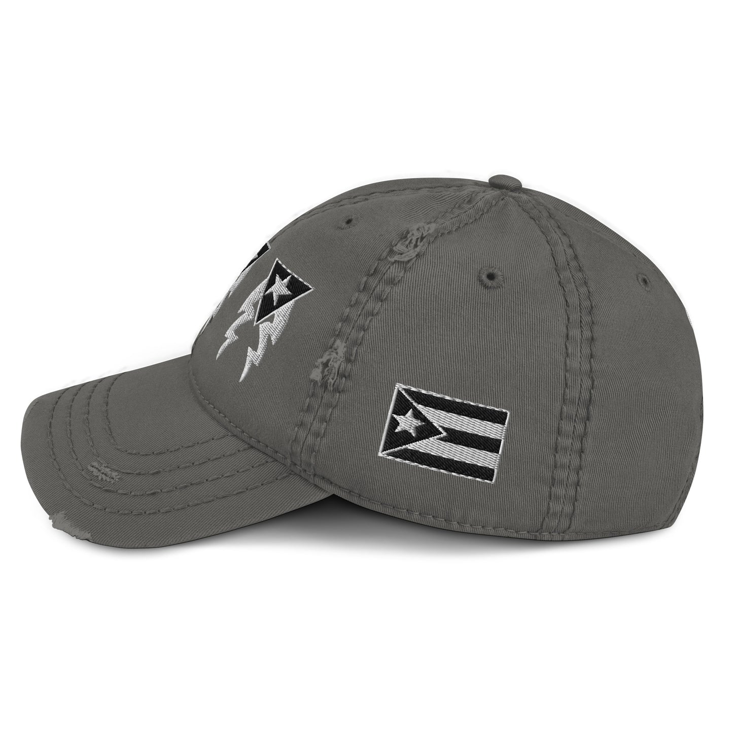 PR RESISTANCE - LIGHTNING BOLT (Distressed Dad Hat)