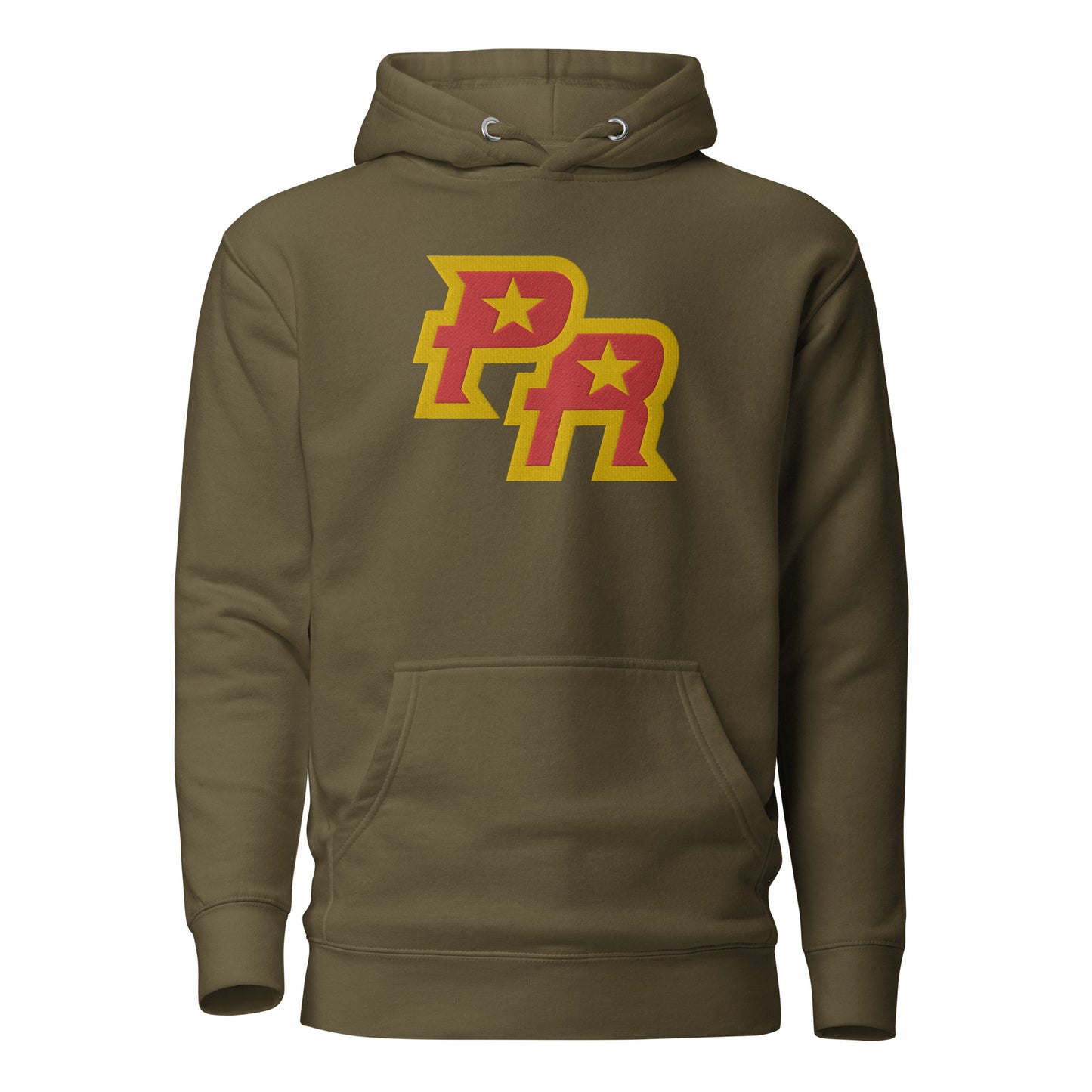 PR - RED & GLD/EMBROIDERY (PREMIUM HOODIE)