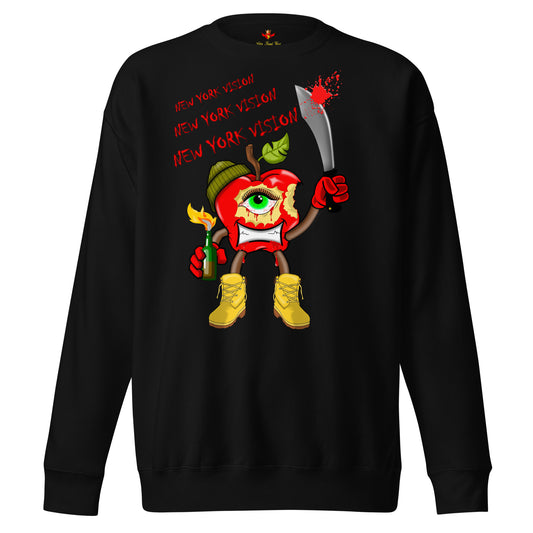 NEW YORK VISION APPLE (Premium Sweatshirt)