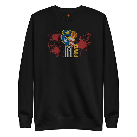 POWER RESISTANCE FIST - EMBROIDERY (Premium Sweatshirt)