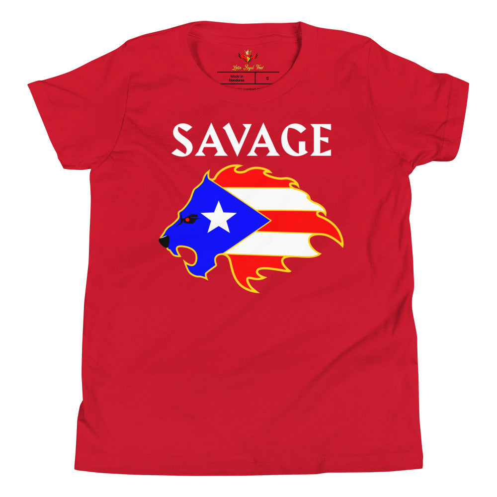 LION FLAME HEAD - PR (YOUTH PREMIUM TEE)