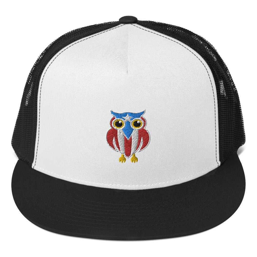 MR. TAINO. - PR OWL (5-PANEL Trucker Cap)