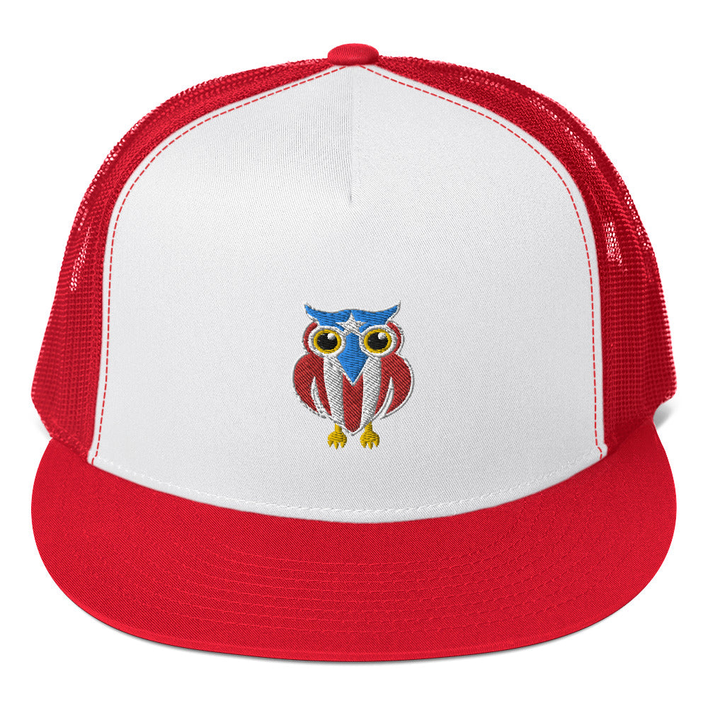 MR. TAINO. - PR OWL (5-PANEL Trucker Cap)