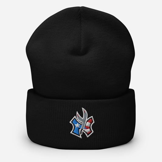 NU-YO RICAN - SKY BLU 1 (Cuffed Beanie)