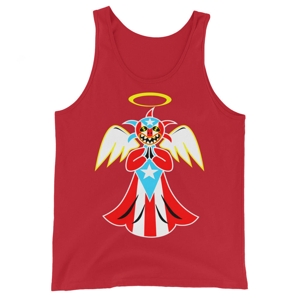 EL SANTO BORIKEN - SKY BLU 1 (PREMIUM Unisex Tank Top)