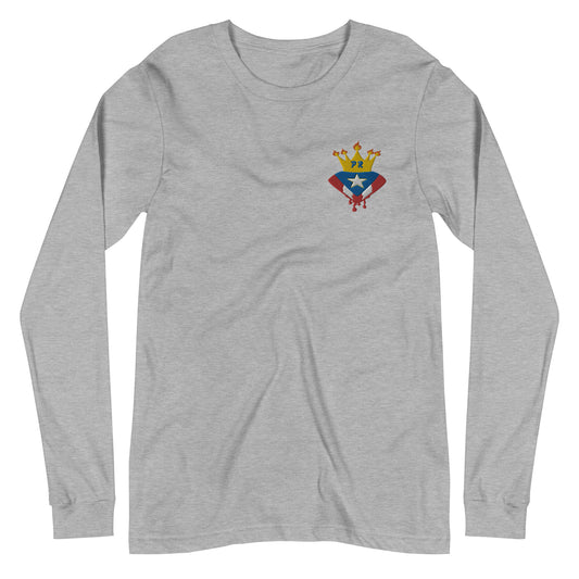 LATIN ROYAL WEAR - LONG SLEEVE TEE (EMBROIDERY)