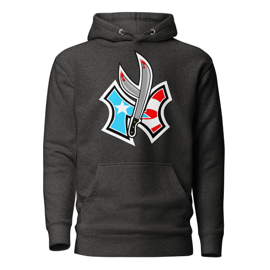 NUYO RICAN FLAG '22 - SKY BLU 1 (PREMIUM HOODIE)
