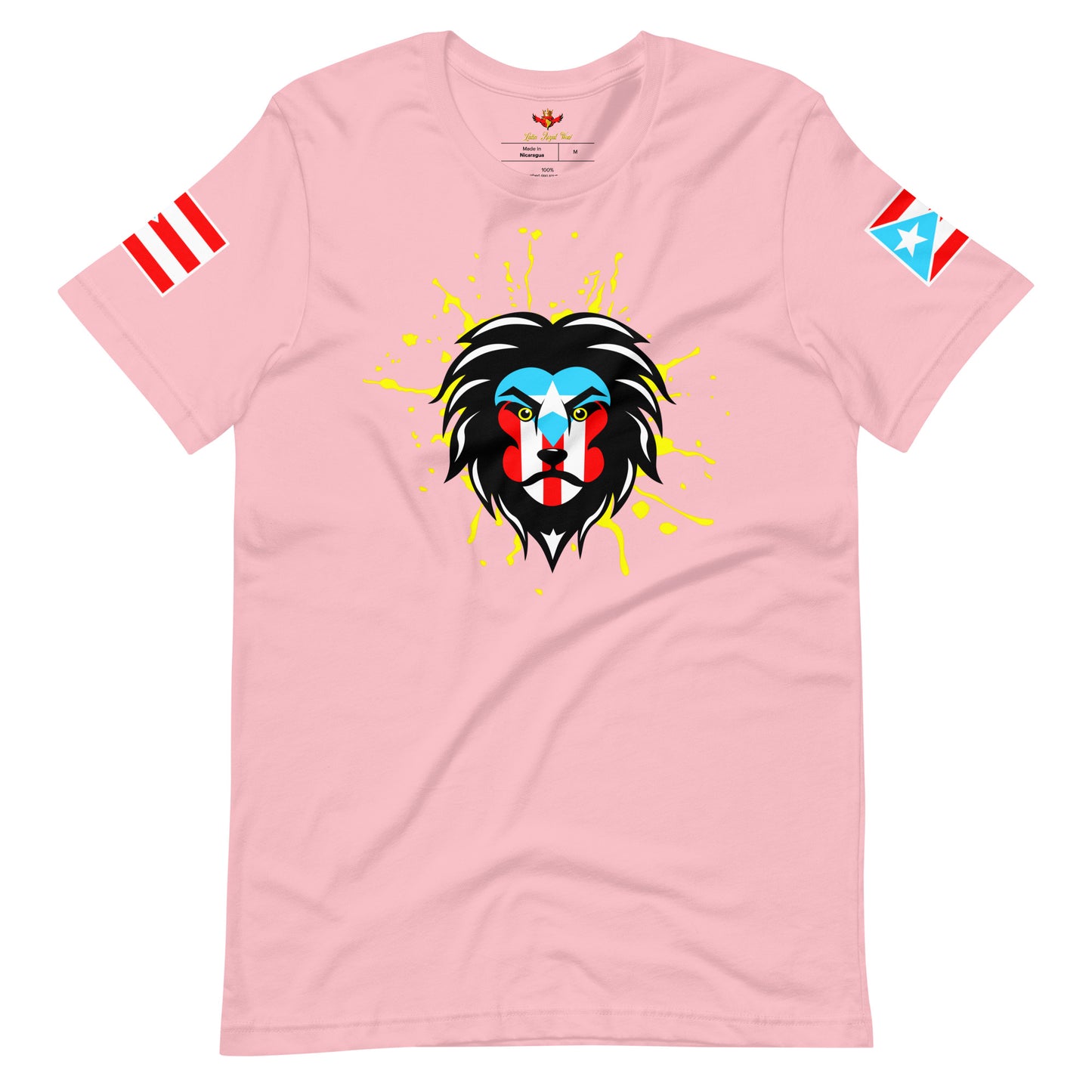 BORICUA KING - ROYAL SPLATTER (PREMIUM TEE)