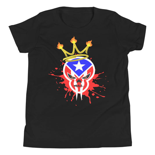 GRAFFITI REBEL SKULL (YOUTH PREMIUM TEE)